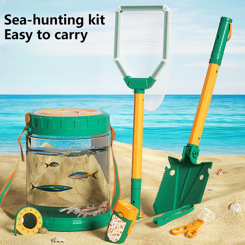 Outdoor Adventure Toys - 바다 잡기 장난감 세트, 해변 놀이