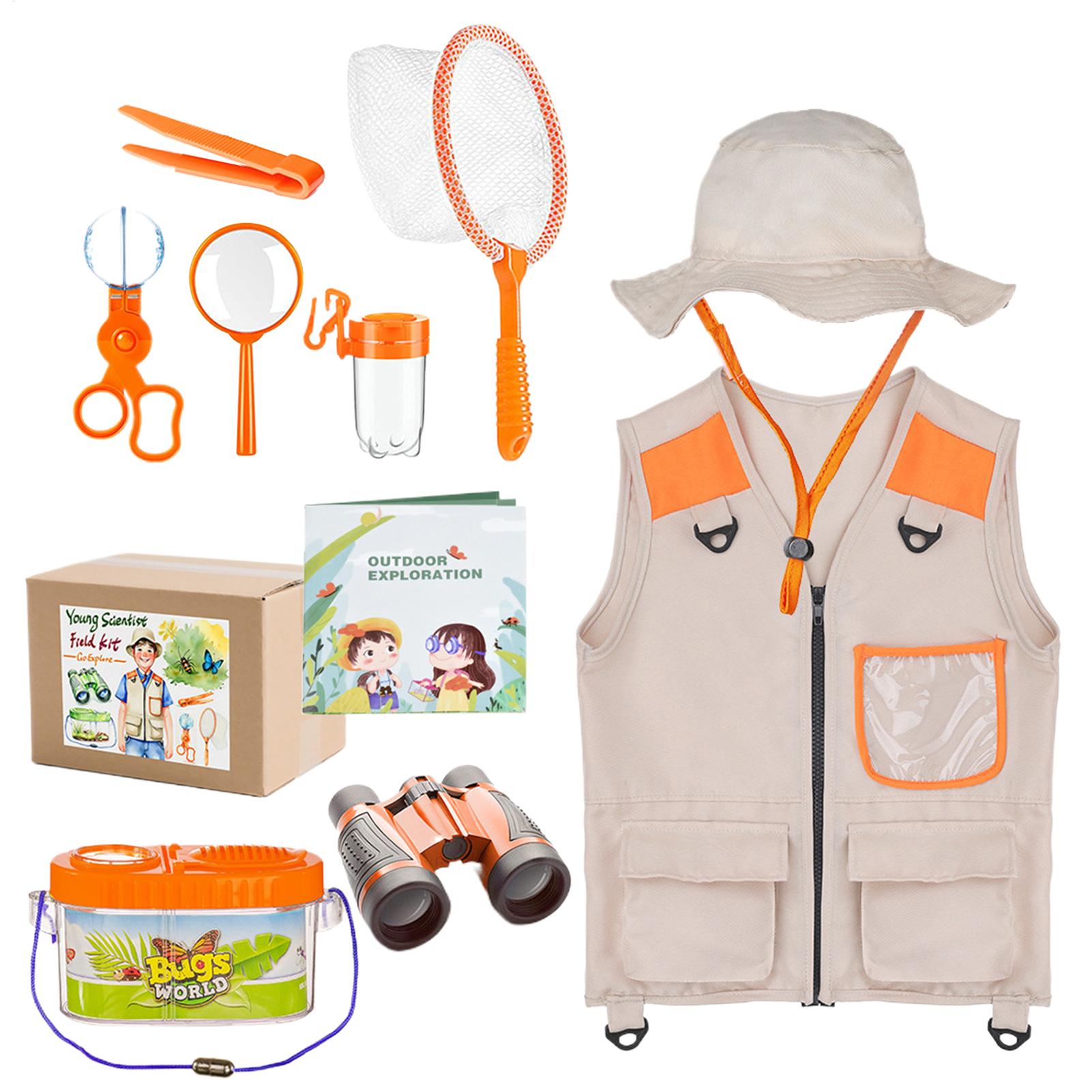 모자가 포함된 어린이 모험 키트 경량 통기성 교육용 장 - Outdoor Adventure Activities For Kids 리뷰 및 가격