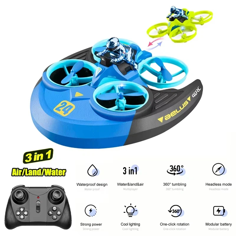 3-in-1 육지 공중 해상 RC 항공기 헬리콥터 스턴 - Outdoor Adventure Toys 리뷰 및 가격