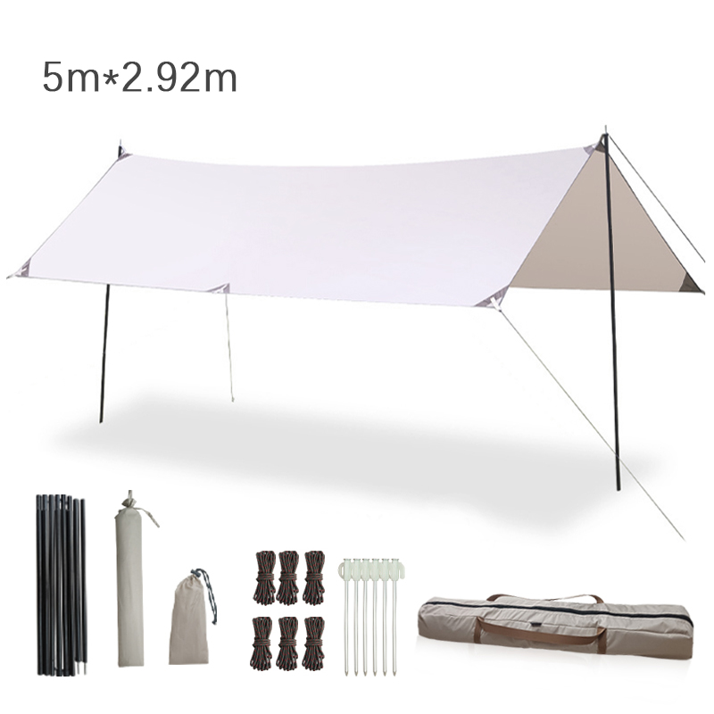 400*292cm 해먹 레인 플라이 캠핑 타프(폴대 포 - Hammock Rain Tarp 리뷰 및 가격